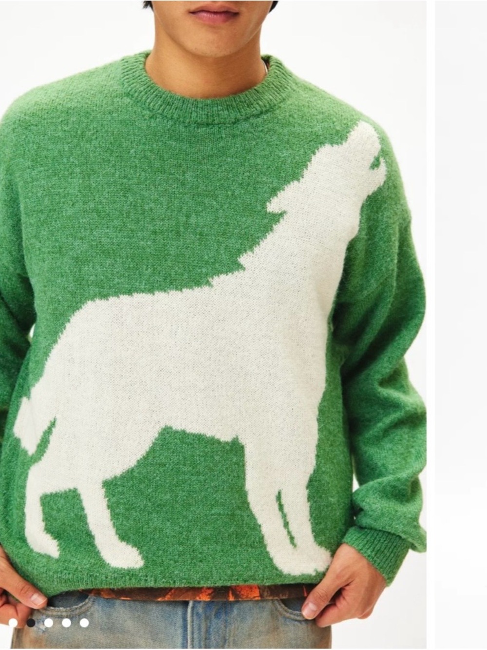 NWT BDG Saddler Graphic Crew Neck Sweater XL